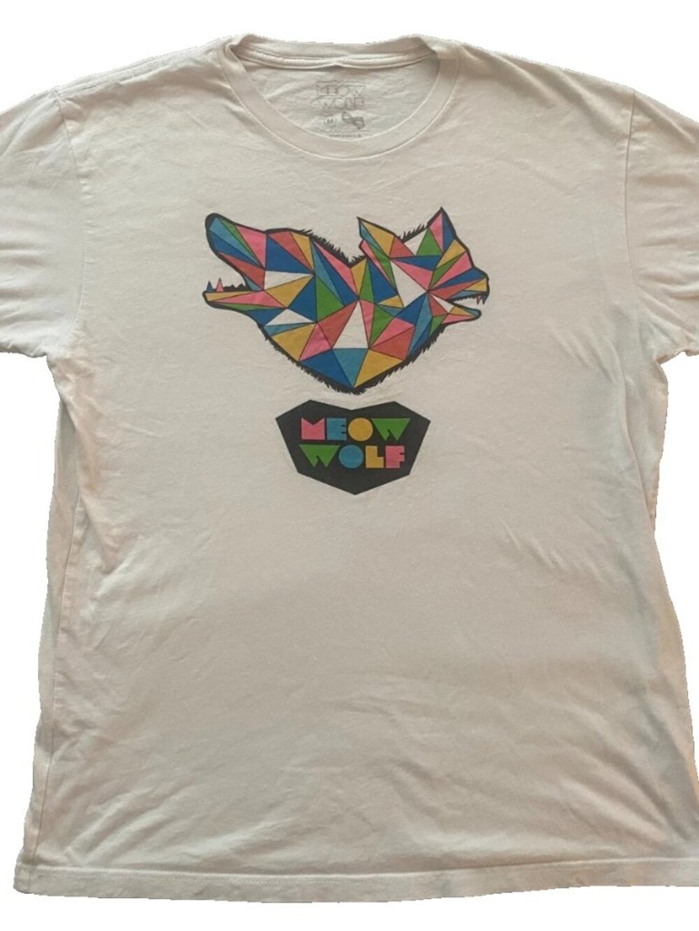 Meow Wolf Santa Fe T Shirt Kaleidoscope Design Sz M